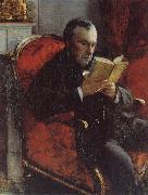The portrait of M.E.D Gustave Caillebotte